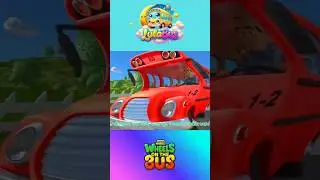 [1 MINUTE LOOP ] 🚍 Wheels on the Bus Sound Variations Remix 🎶 || Several Version | LullaBus #shorts