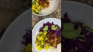 #fish #tacos #bowls #summer #light #easy #mealplans #grocerylist #quickrecipes #dinner #shorts #yum