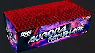 Pyroshow Aurora fanshape | 168 shots | Rubro Vuurwerk | batch 2025