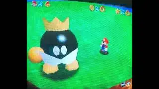 How to get star 1 Bom-Omb Battlefield Big Bob-Omb on the summit