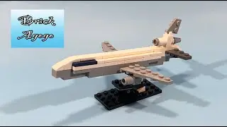 Lego McDonnell Douglas DC 10 Continental livery - Lego Custom MOC & aviation clothes