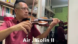 Gustav Holst Brook Green Suite for String Orchestra, Air Violin II slow practice