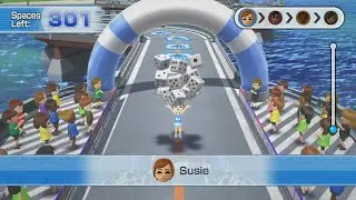 Highway Rollers Showdown: Susie, Andre, Mizho and Paula | Wii Party U With Alexgamingtv