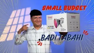 Small Budget Big Tabahi ⚡️🔥 RGB एल ए डी लाइट for Creators