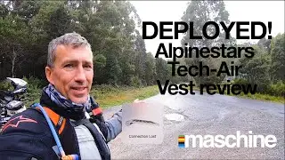 DEPLOYED! Alpinestars Tech-Air airbag vest real world review