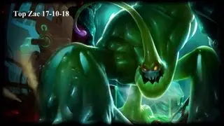 League of Legends Ranked - Zac ownage top (17-10)