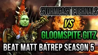 Spiderfang vs Stormcast Eternals Age of Sigmar Battle Report - Beat Matt Batrep S05E38