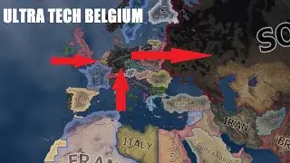 HOI4 Timelapse || Can ultra-tech Belgium stop Germany?! ||