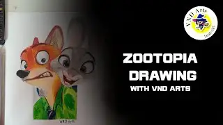 From Silence to Masterpiece: Pencil Drawing of Zootopia's Rabbit and Fox by Deaf Girl | Vnd Arts