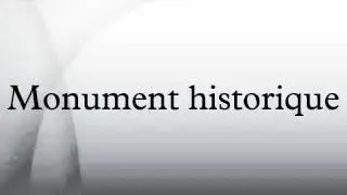 Monument historique HD