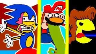 СОНИК УPОД, МАРИО БЛЮЁТ, ПАКМАН ЖЖОТ ! - LOKMAN: Ugly Series SONIC - SUPER MARIO - PAC-MAN Реакция