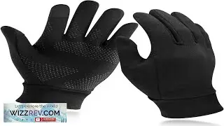 Unigear Lightweight Running Gloves Touch Screen Anti Slip Warm Gloves Liners for Cycling
