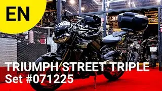EN | Review Triumph Street Triple with SHAD SH59X + Rear rack PANTHER