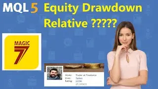 Backtest Magic Seven Expert Advisor. Author: Azkan Kara. (to find out the relative drawdown)