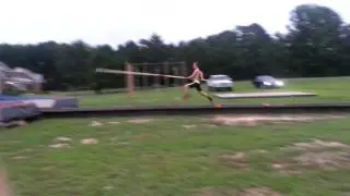 Drew Pedersen September 7, 2014 practice jump