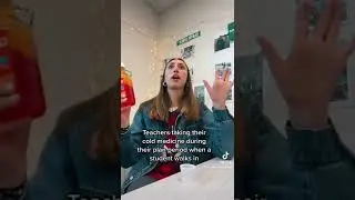 When teachers are sick at school