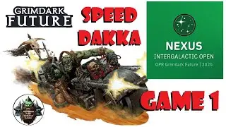 One Page Rules -Nexus Intergalactic Open Game 1, Orc Bikers vs HDF 3000 pts