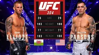 OBAN ELLIOTT vs PRESTON PARSONS FULL FIGHT UFC 304