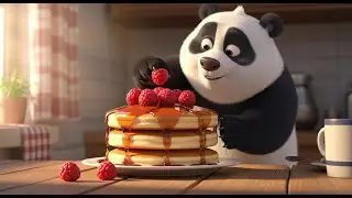 The Panda Who Painted Pancakes | Fun Educational Nursery Rhym