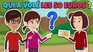 French Story &ndash; Les 50 Euros | Learn Daily Vocabulary | French Conversation for Beginners