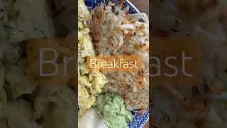 Making Healthy Breakfast, #breakfast,#hashbrown,#scrambleeggs,#amricanbreakfast, #food, #easyrecipe