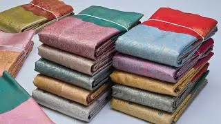 Bridal Budget Friendly Semi Silk Sarees || Reception Look || Gift Sarees Manufacturer || Sirumugai
