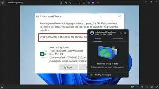 [SOLVED] OneDrive Error 0x80070194: 