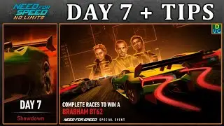 NFS No Limits | Day 7 - Winning + TIPS - Brabham BT62 | Zenith Event