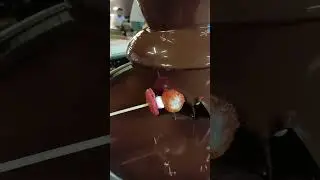 strawberry in chocolate fountain, Dubai