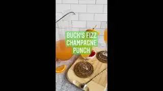 Buck's Fizz Champagne Punch- Champagne Cocktail