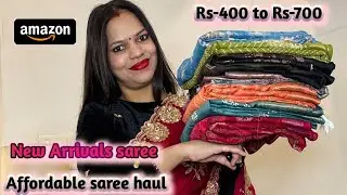Amazon best affordable Saree Rs-500 to Rs- 700 only 