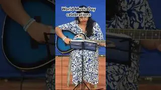 World Music Day celebrations #MusicCelebration #CelebrationMoment #GlobalRhythms #CulturalHarmony