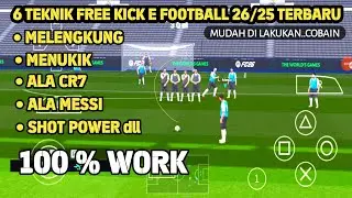 Tutorial CARA FREE KICK  DI PES PPSSPP TERARAH,KERAS,LURUS ANTI MELAMBUNG || Ala CR 7 || Ala MESSI