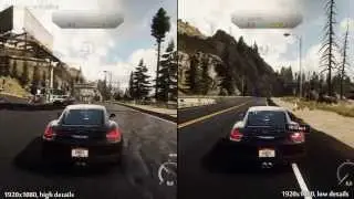 NFS Rivals (PC) - High vs Low Details - Graphics Comparison