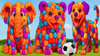 The mascot vibrato assistant panda placed on the football field is popular co-produced, creative