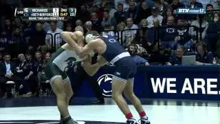 Michigan State Spartans at Penn State Nittany Lions Wrestling:  149 Pounds - Richards vs. Retherford