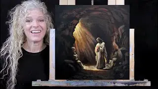 RESURRECTION- Learn How to Draw and Paint with Acrylics - Easy Beginner Acrylic Painting Tutorial