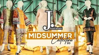 J. Junaid Jamshed Summer Collection 2PS Unstitched Dresses 2020