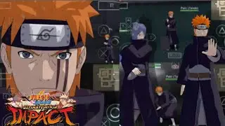 Preview Old Akatsuki Team Yahiko,Nagato,And Konan|Mod-Naruto Shippuden Ultimate Ninja Impact PPSSPP