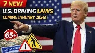 7 New U.S. Driving Laws Begin In January 2026 &mdash; Seniors 65+ Stay Alert!