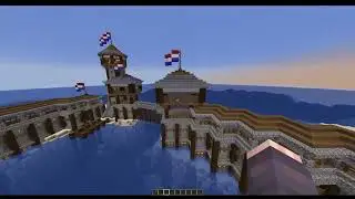 Playing The Minecraft Map The Medieval Mountain Village!