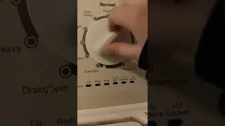 how to put a digital mode on a roper washer part 2