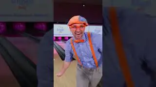 Strike and Dance! 🎉 Blippi & Meekah&rsquo;s Bowling Adventure  #Shorts #Blippi #Viral