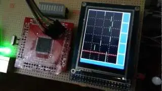 PIC32 TFT ILI9325 Moving graphics test