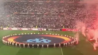 Olympique de Marseille Pyroshow against Atletico Madrid 16.05.2018