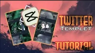 How to make viral anime shorts | Anime twitter template tutorial 2025