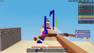 Destroy Hacker With No Armor (Roblox Bedwars)