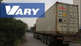 Vary Tech's waste refrigerator recycling & dismantling line has been shipped to India GMP.