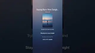 Staying Hurts More Tonight