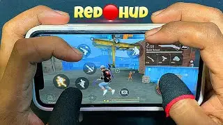 Красный 🔴 Выстрел в голову 😱 HUD ⚙️ Настройки iPhone Xr Free Fire 🔥 Геймплей с камерой